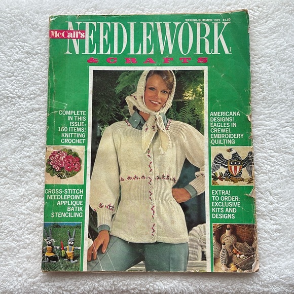 McCall’s Vintage Needlework and Crafts Magazine 1975 in GUC - Picture 1 of 9